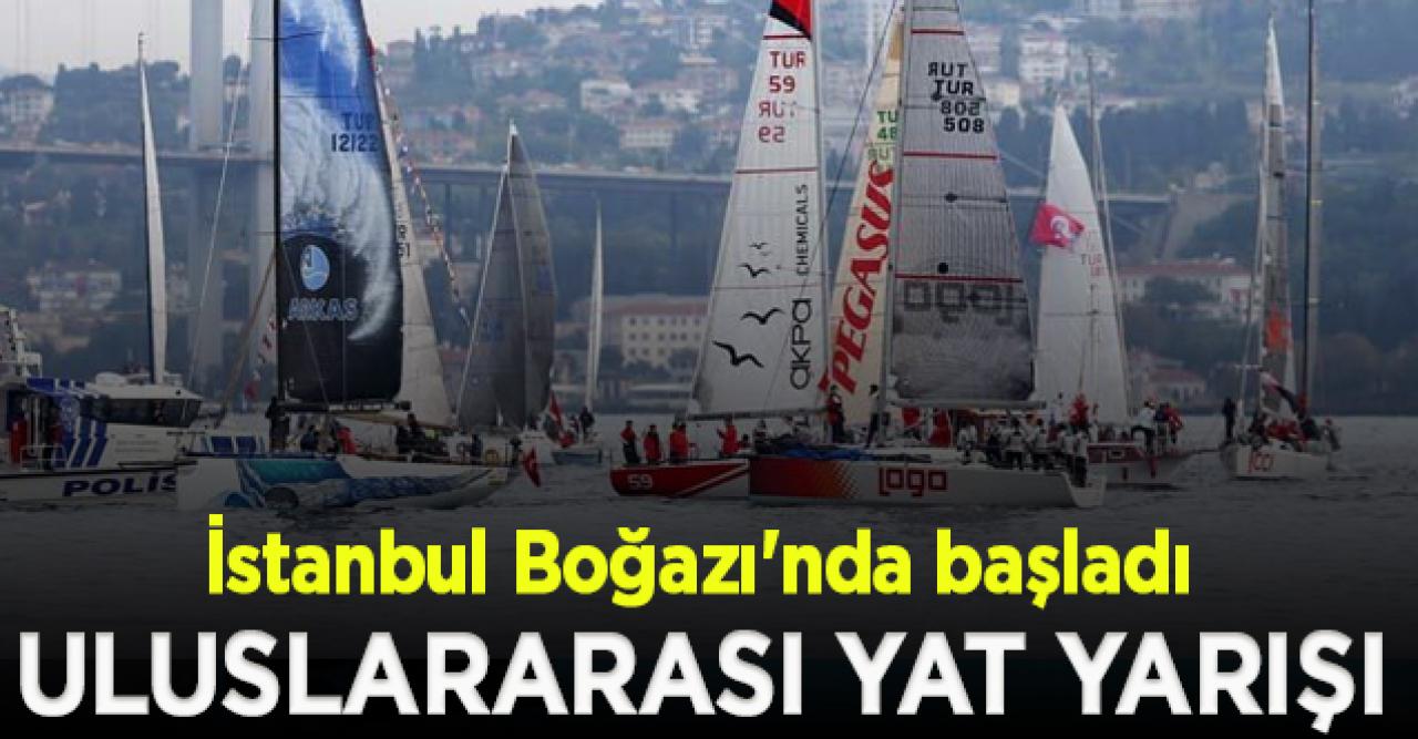 İstanbul Boğazı'nda Cumhurbaşkanlığı Uluslararası Yat Yarışı