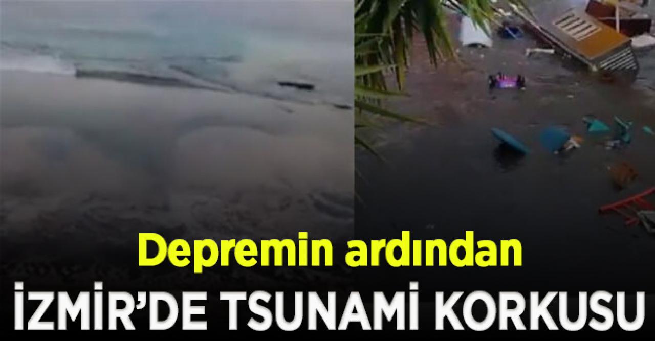 İzmir'de Tsunami paniği!