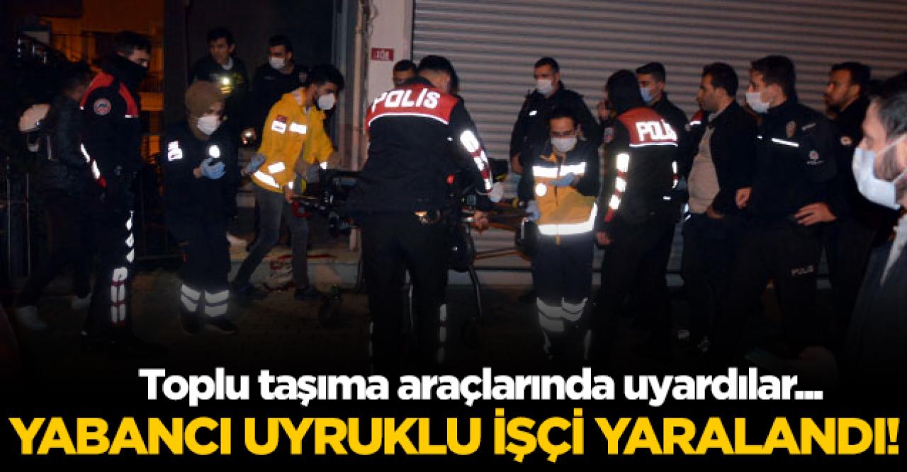 Avcılar'daki silahlı saldırıda yabancı uyruklu işçi yaralandı