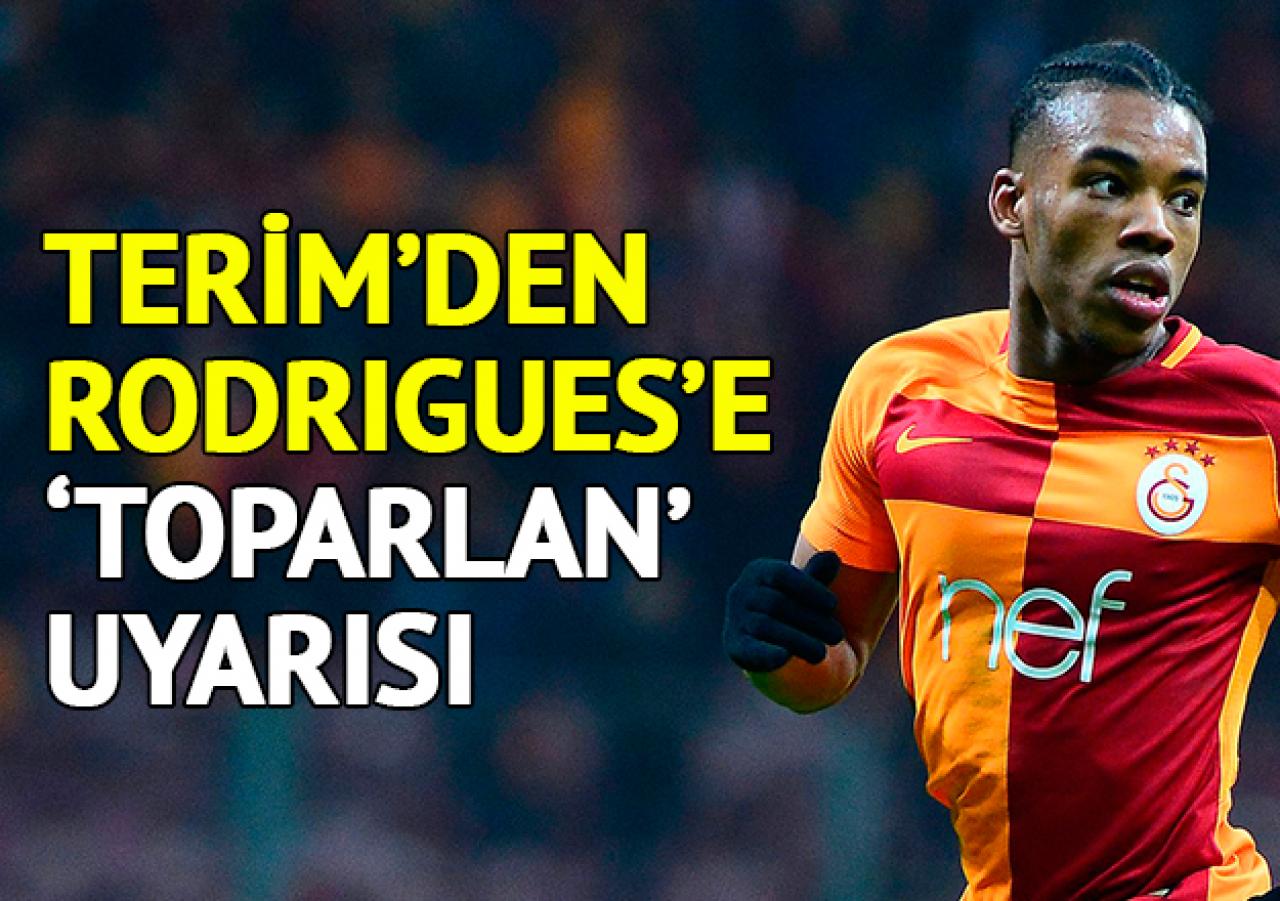 Rodrigues'e Terim'den 'toparlan' uyarısı