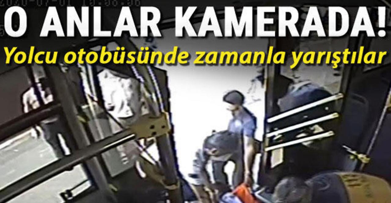 Polis en uzun hatta kalp krizi geçiren yolcuyu kurtarmaya çalıştı!