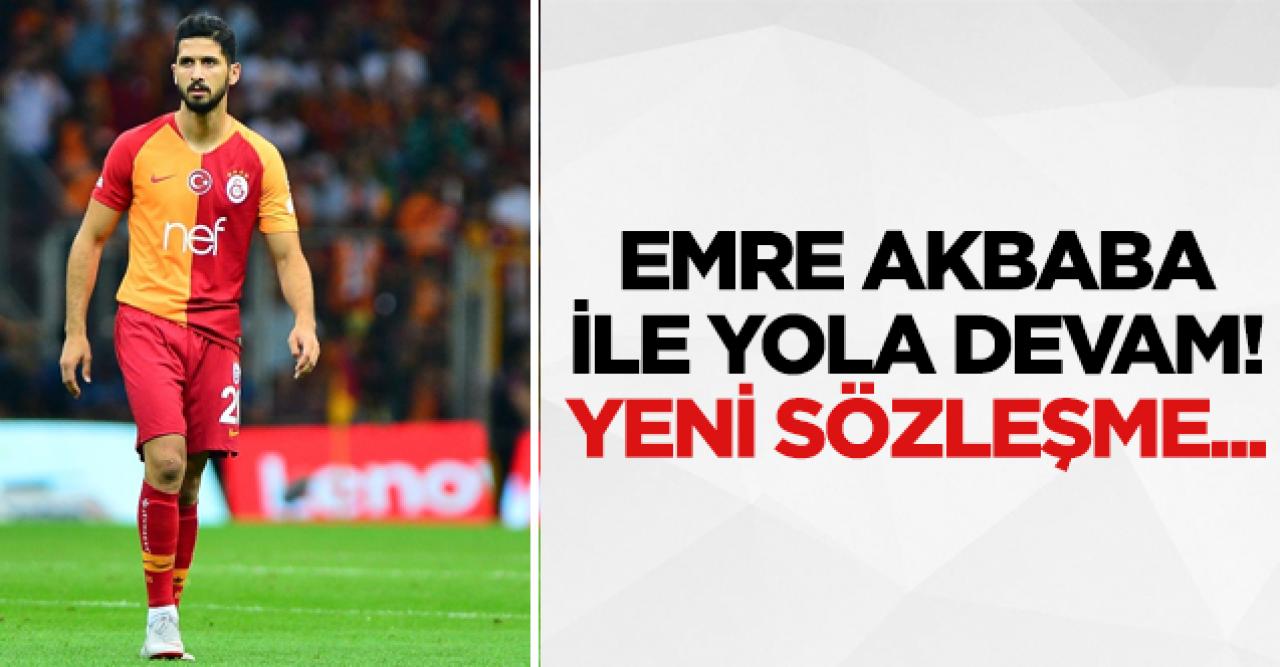 Emre Akbaba ile yola devam! Yeni sözleşme...