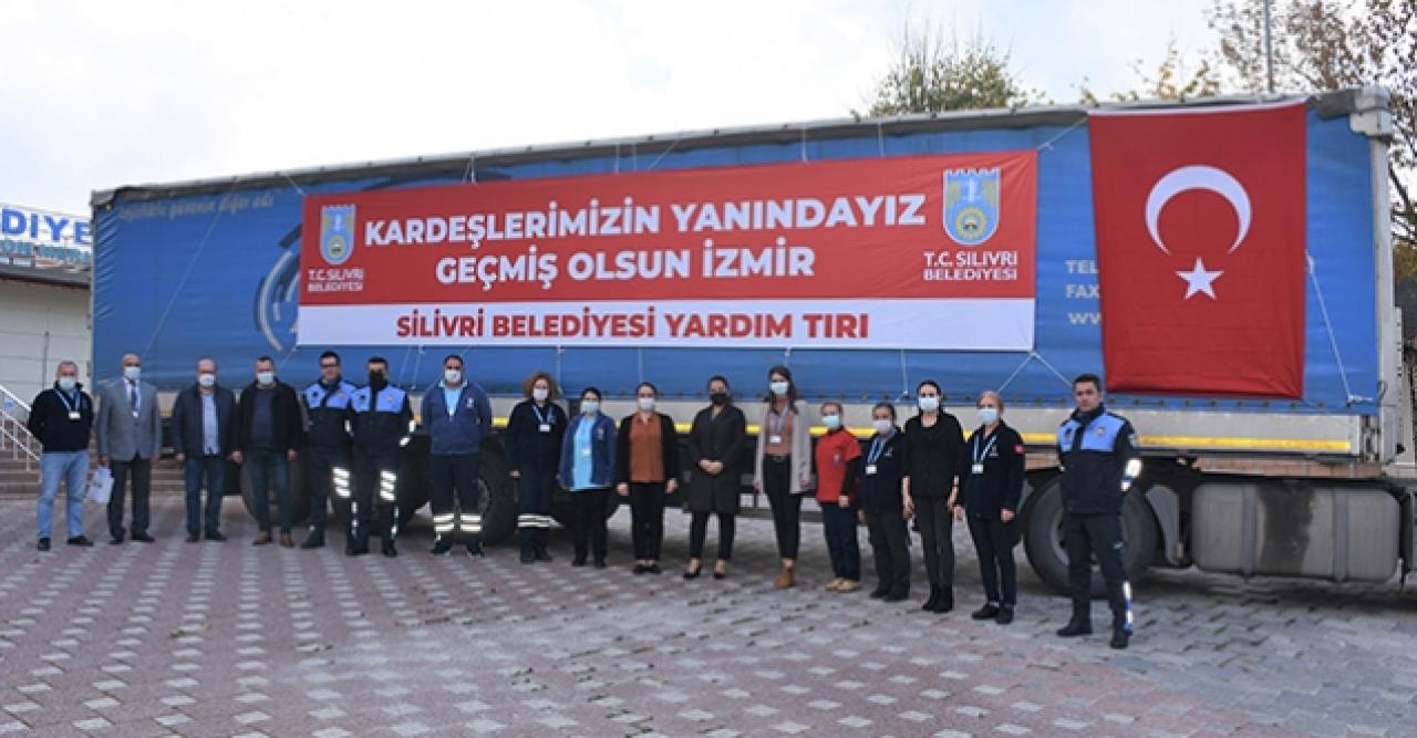 Silivri’den İzmir’e ikinci yardım TIR’ı yola çıktı