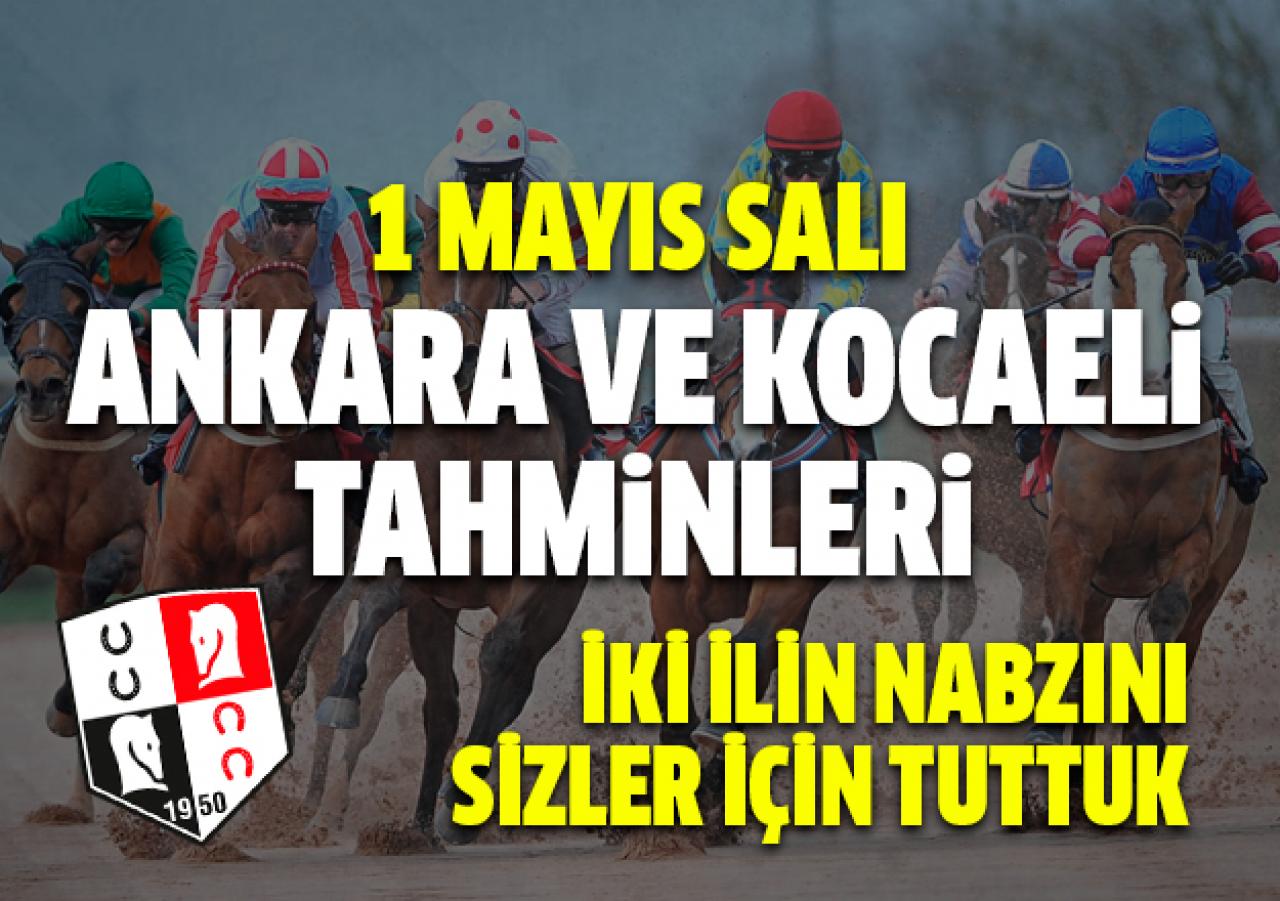 1 Mayıs 2018 Salı Ankara ve Kocaeli At Yarışı Tahminleri | Altılı Ganyan Tahminleri