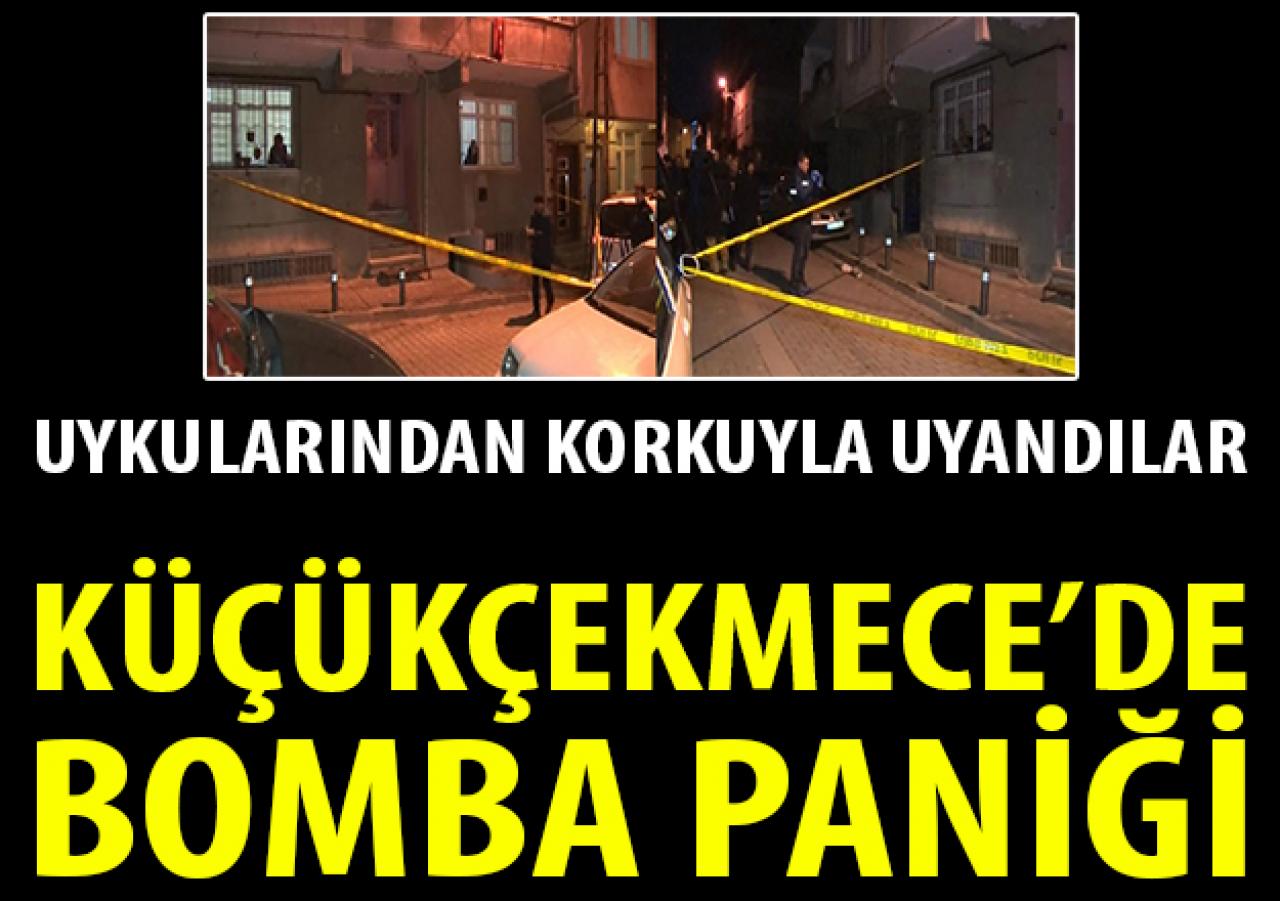 Küçükçekmece'de ses bombası paniği!