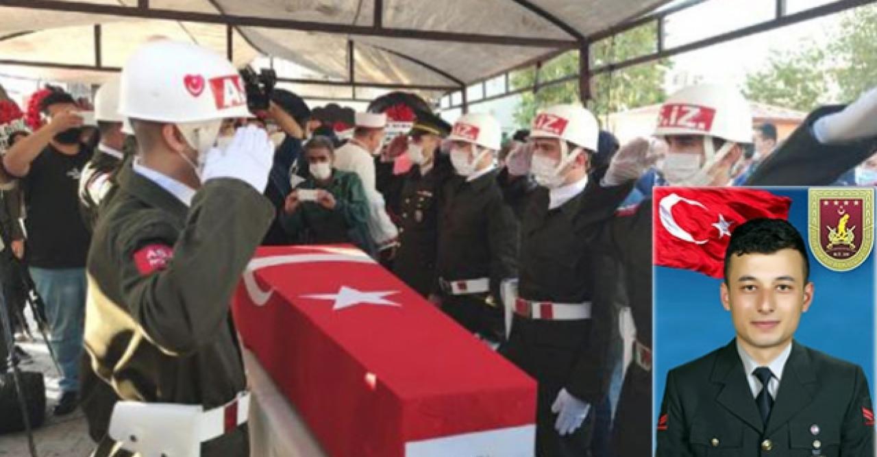 Şehit Uzman Çavuş Abdurrahman Topuksuz, son yolculuğuna uğurlandı