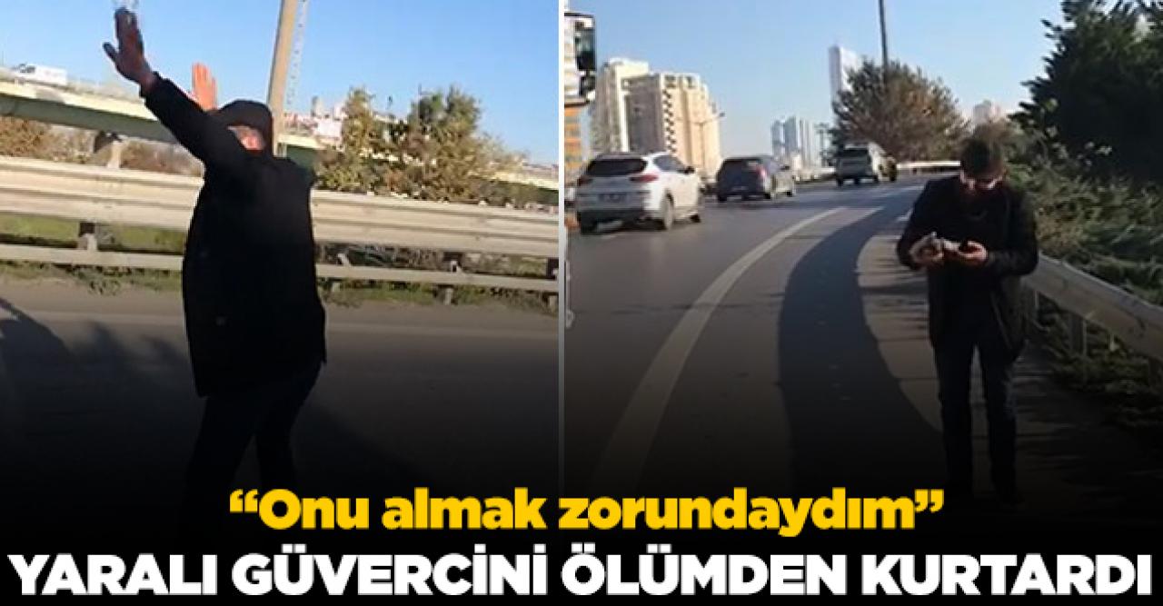 Yaralı güvercini ölümden kurtardı