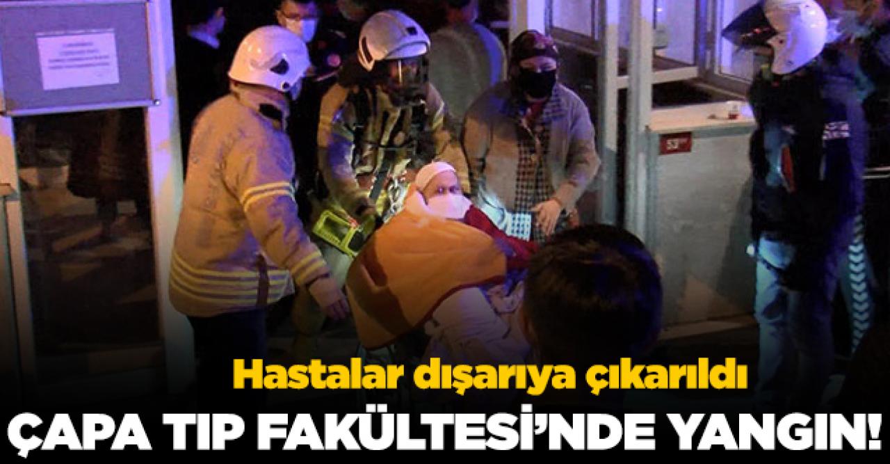 Çapa Tıp Fakültesi'nde yangın!