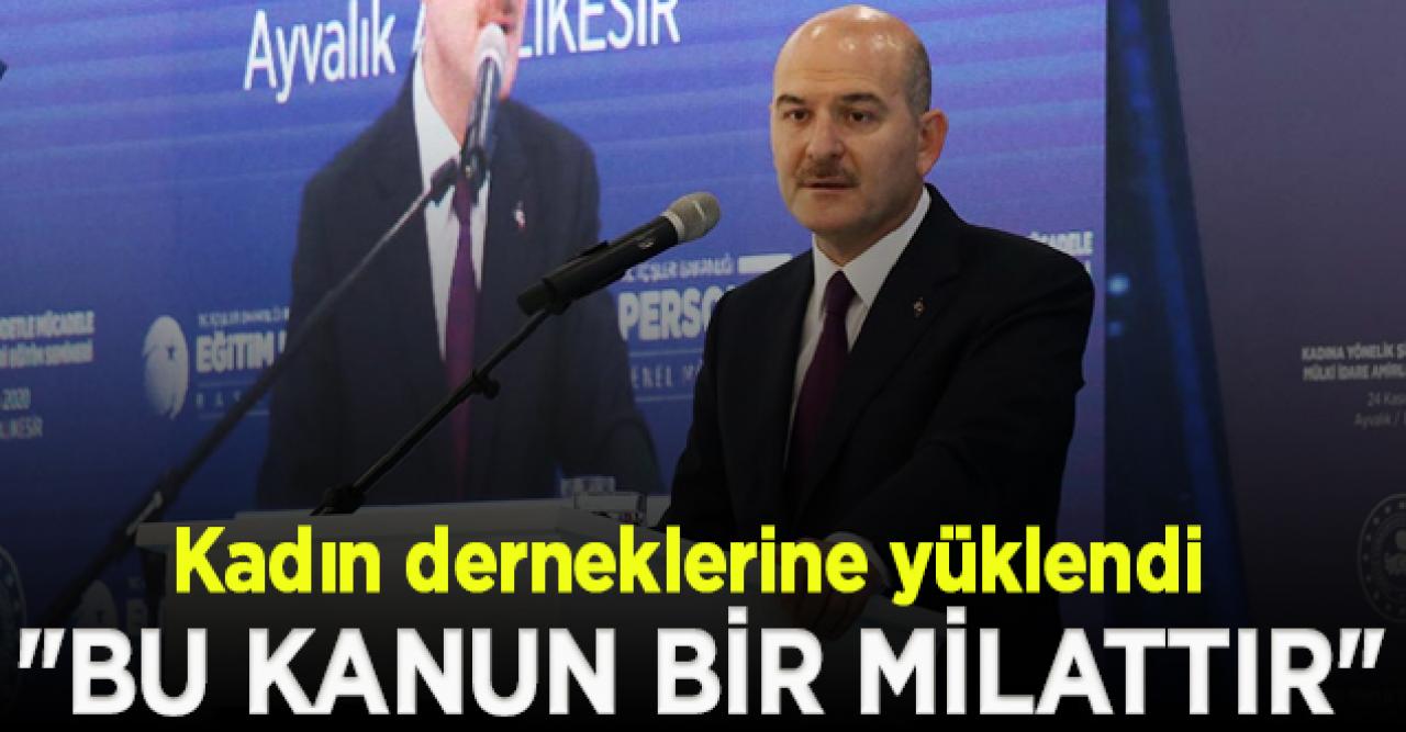 Bakan Soylu: Kadına yönelik şiddet, maalesef tweet atılarak halledilebilecek bir konu değil