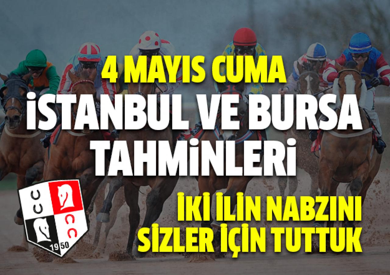 4 Mayıs 2018 Cuma İstanbul ve Bursa At Yarışı Tahminleri - Hazır Kupon ve Tahminler