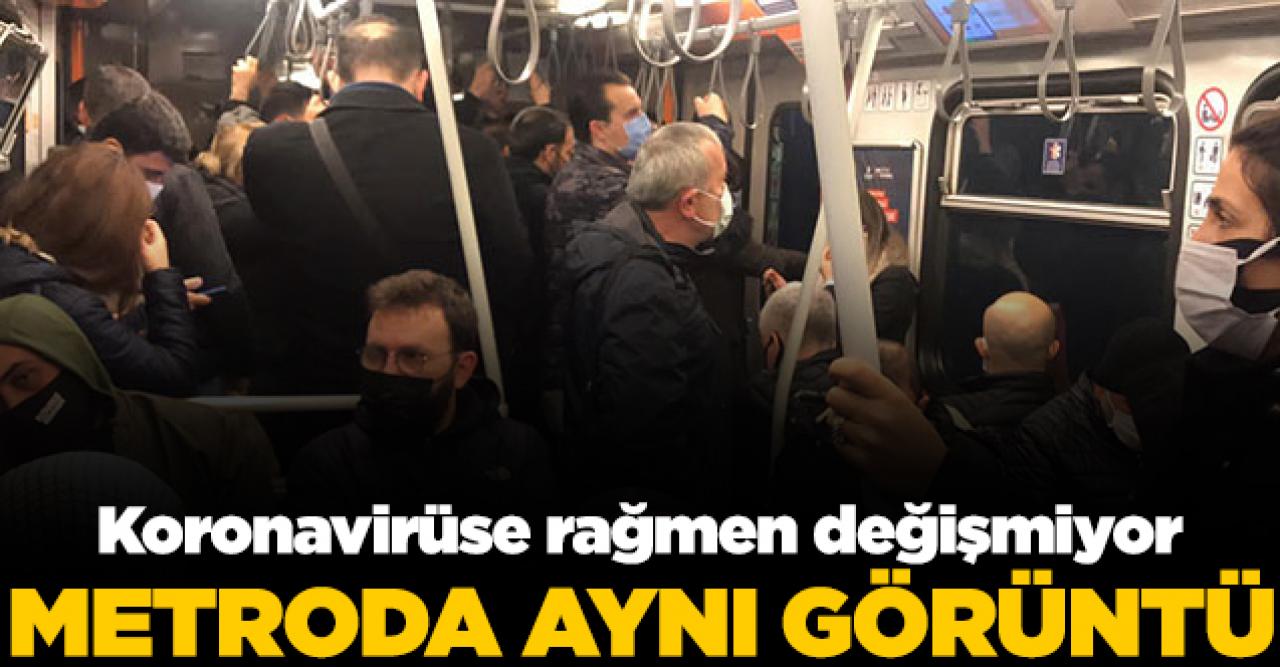 Kirazlı-Yenikapı Metrosu'nda yine aynı görüntü