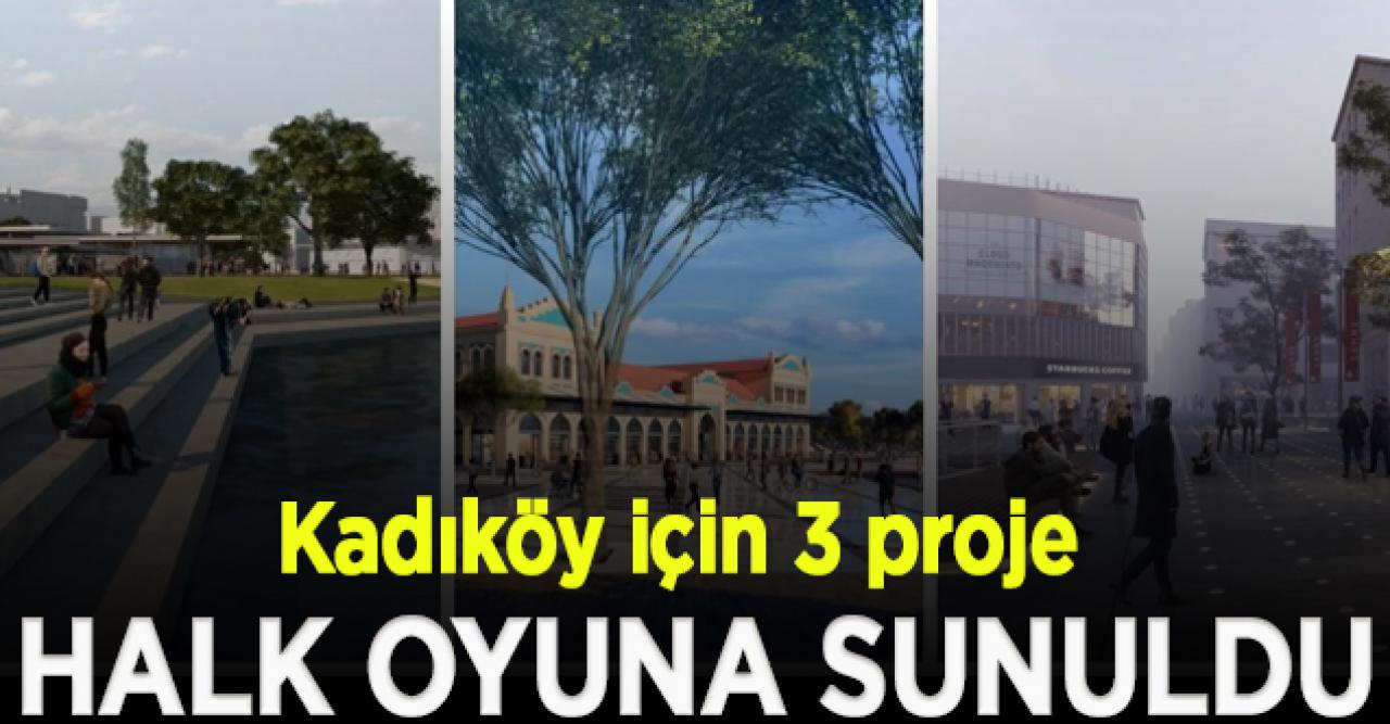 Kadıköy için 3 proje halk oyuna sunuldu