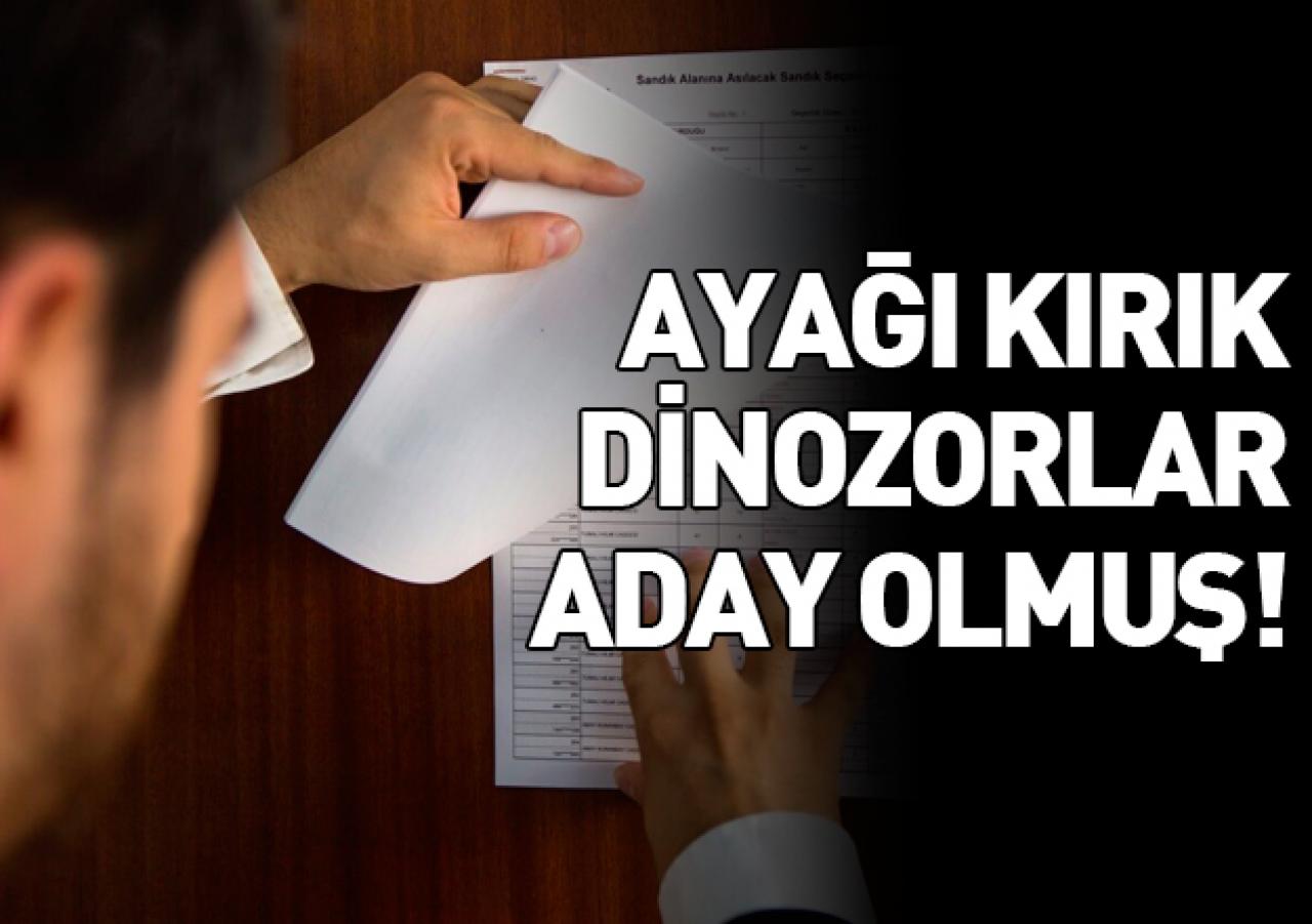 Ayağı kırık dinozorlar aday olmuş