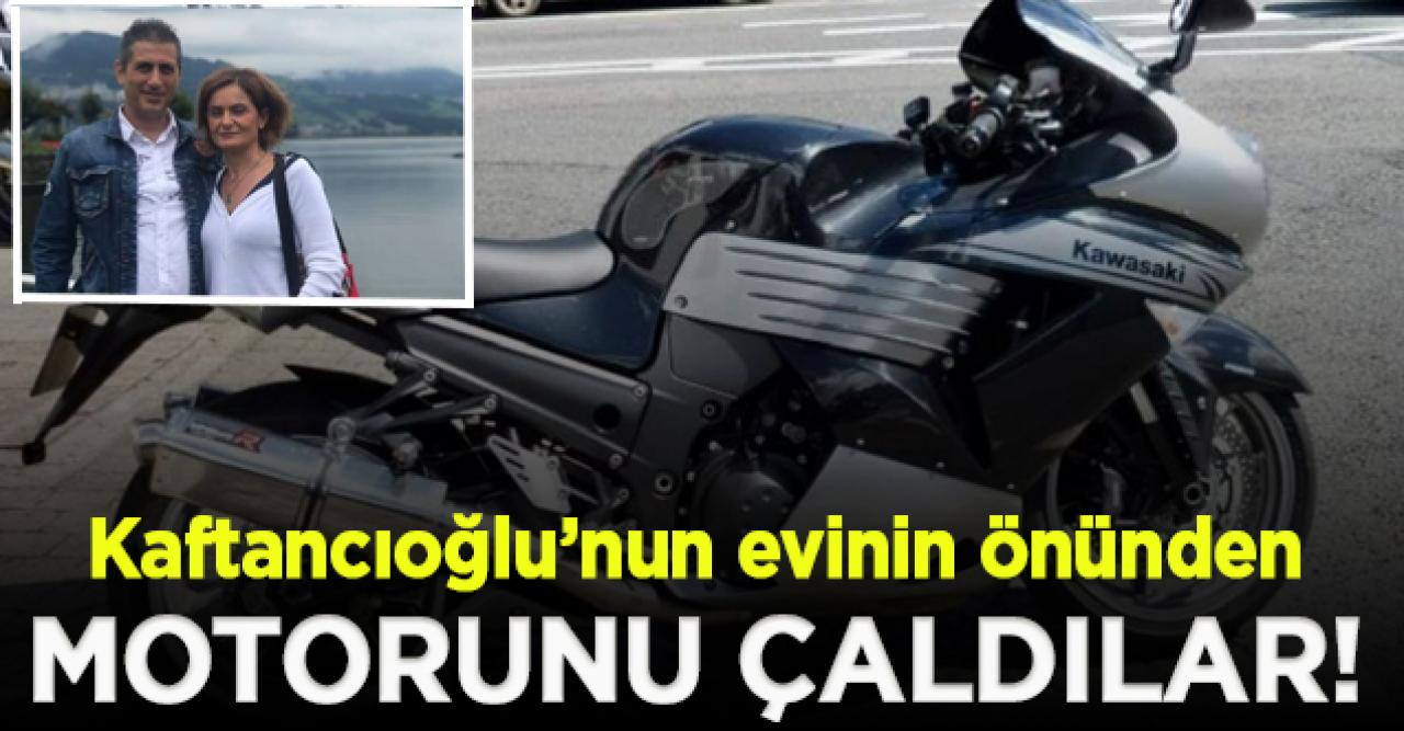 Kaftancıoğlu'nun motorunu çaldılar!