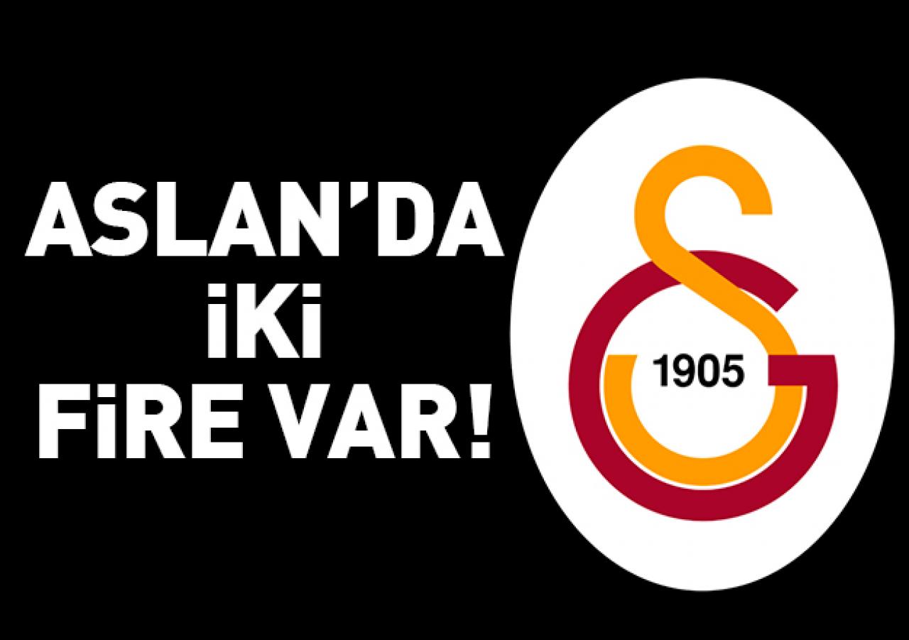 Galatasaray'da iki fire