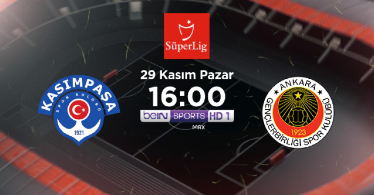 Kasımpaşa Gençlerbirliği maçı canlı izle | Bein Sports 1 canlı izle internetten donmadan link