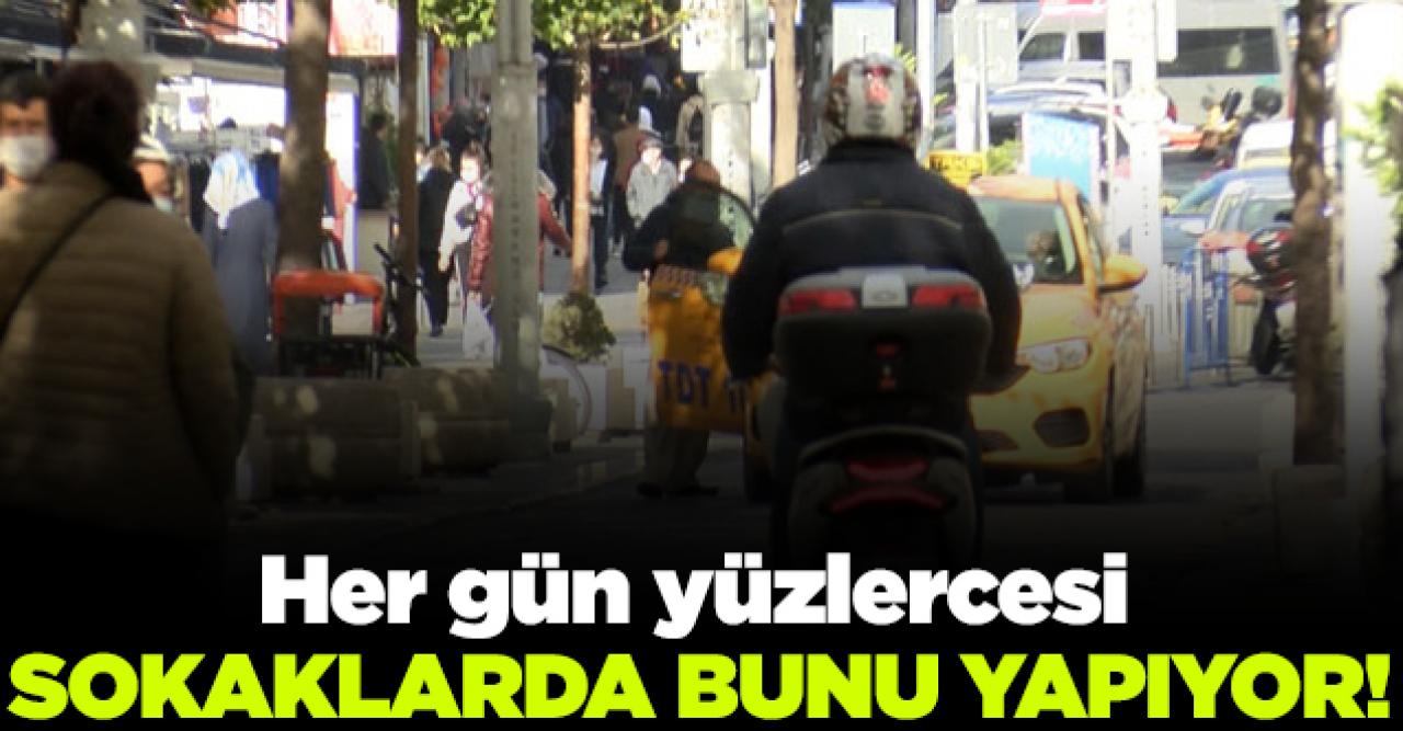 Motosikletlilerin yemek telaşı vatandaşların canını hiçe sayılmasına neden oluyor