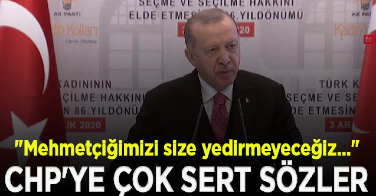 Erdoğan'dan CHP'ye çok sert sözler