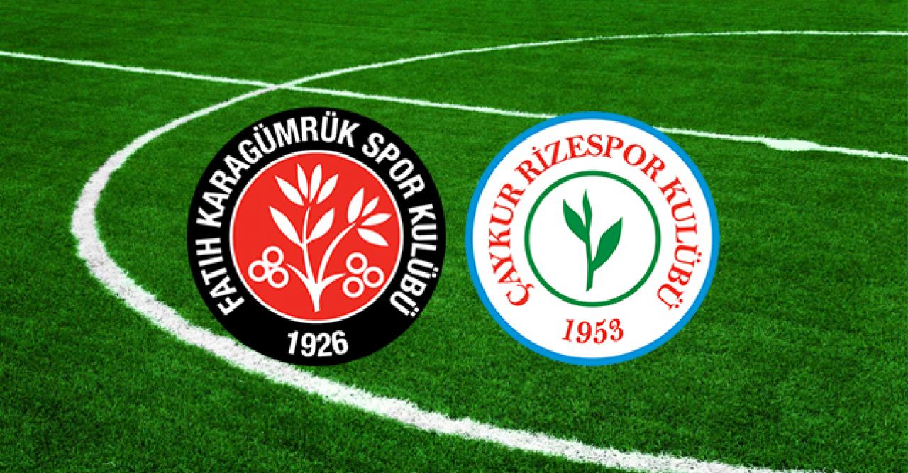 Karagümrük Çaykur Rizespor maçı canlı izle | Bein Sports 1 canlı izle internetten donmadan link