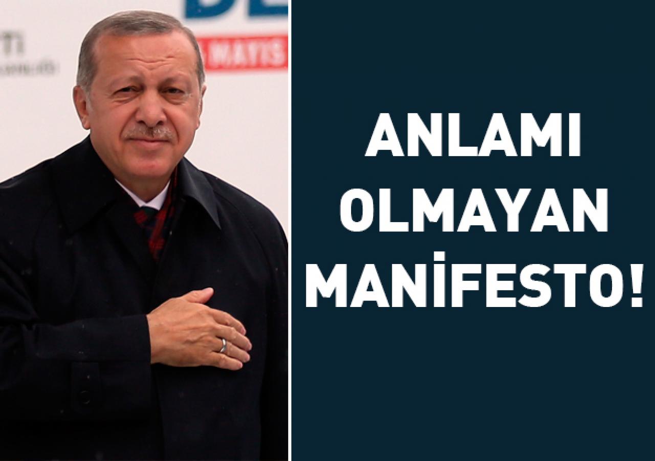 Anlamını Taşımayan Manifesto..