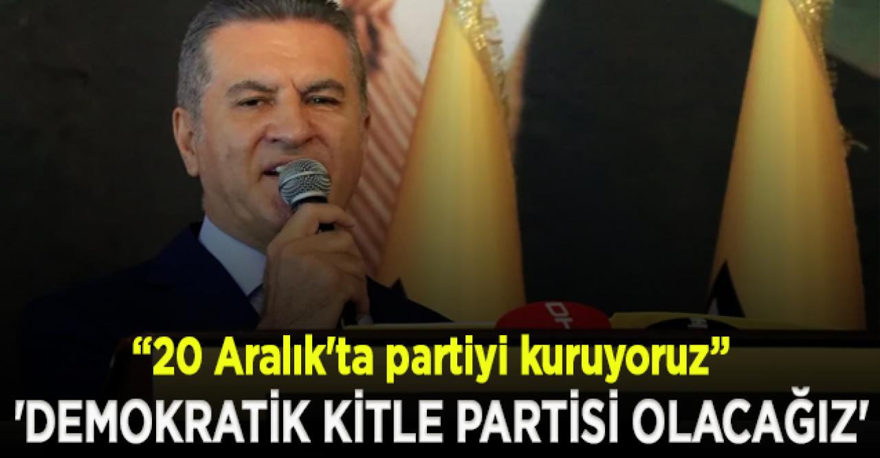 Sarıgül: 20 Aralık'ta partiyi kuruyoruz