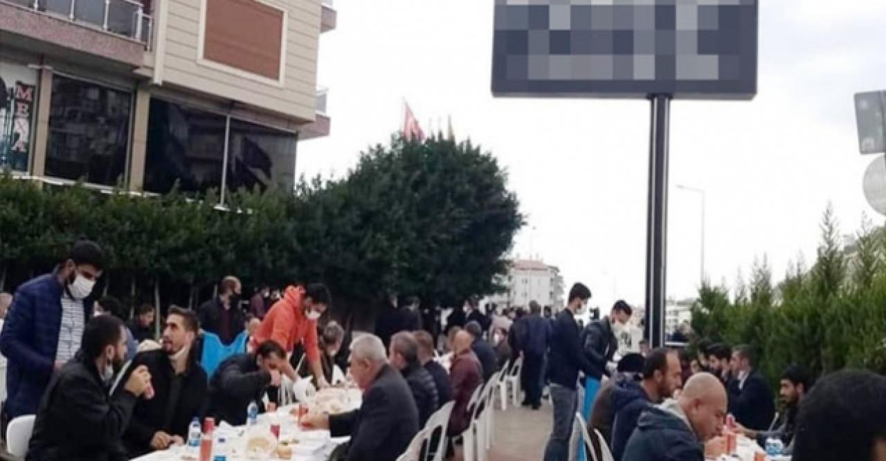 Onlarca kişinin katıldığı mevlide kaymakamlıktan inceleme