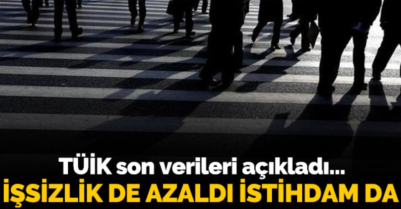 TÜİK verileri açıkladı: İşsizlik de azaldı istihdam da