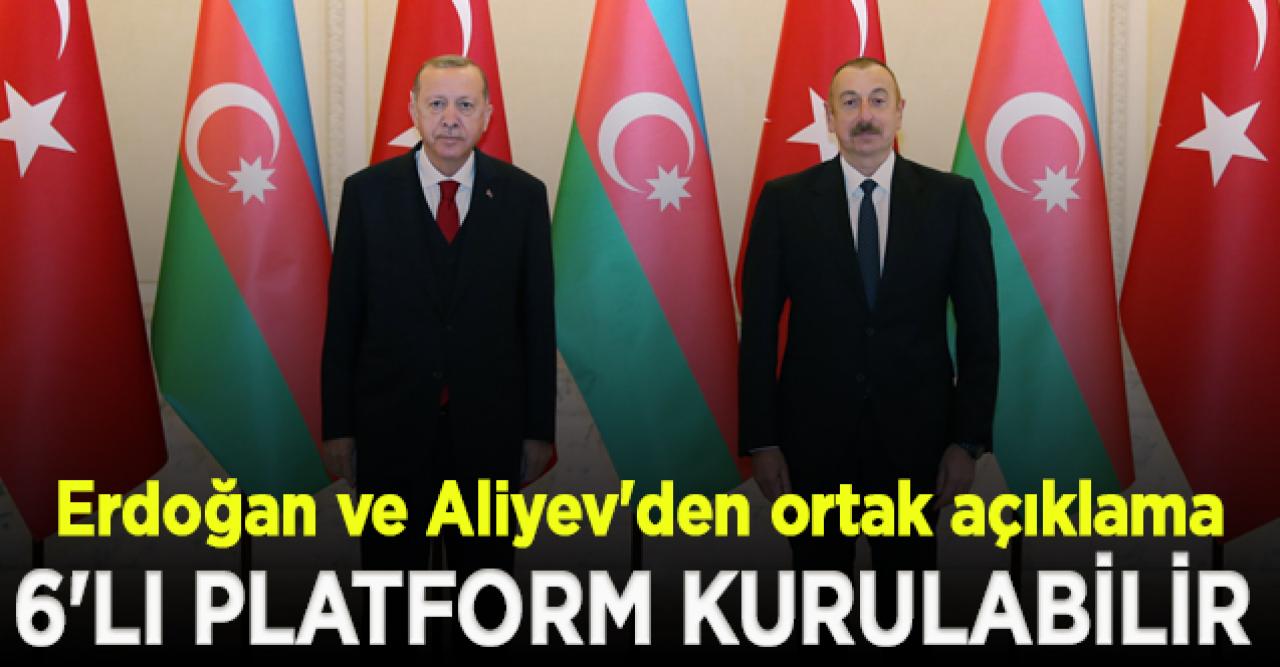 Erdoğan ve Aliyev'den ortak açıklama