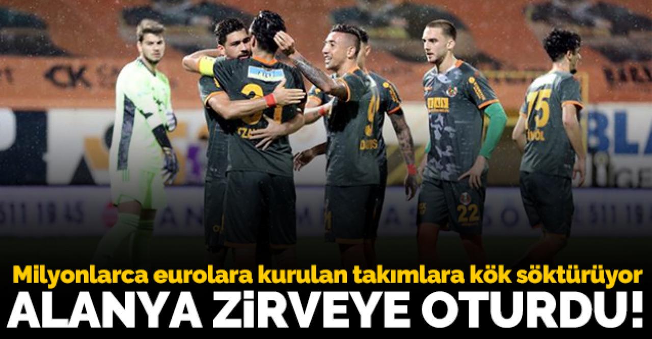 Alanyaspor zirveye oturdu!