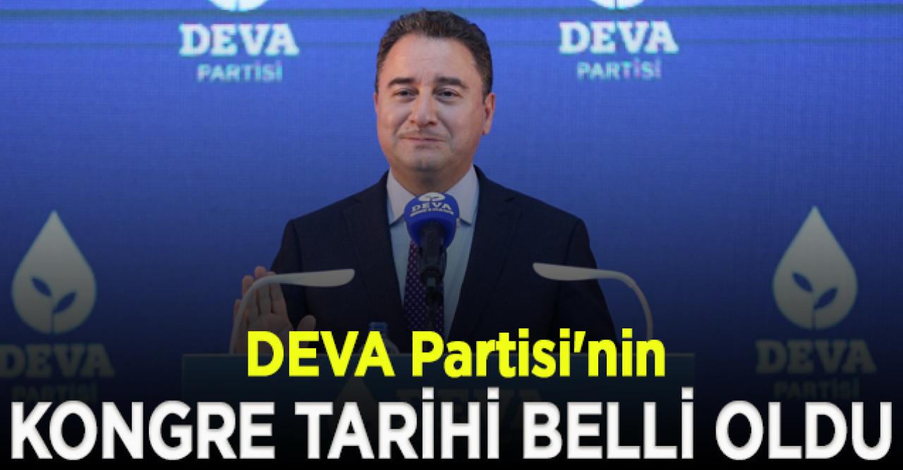 DEVA Partisi'nin kongre tarihi ve yeri belli oldu