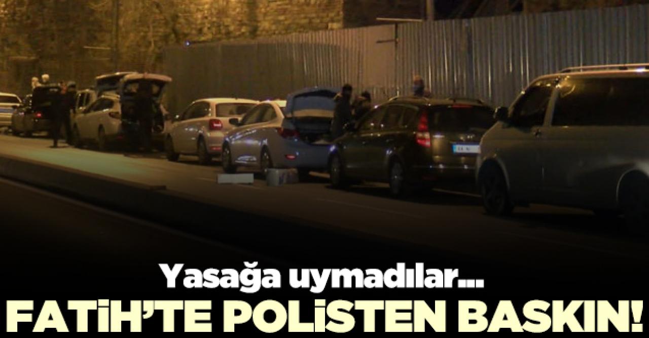 Polisten olta balıkçılarına baskın