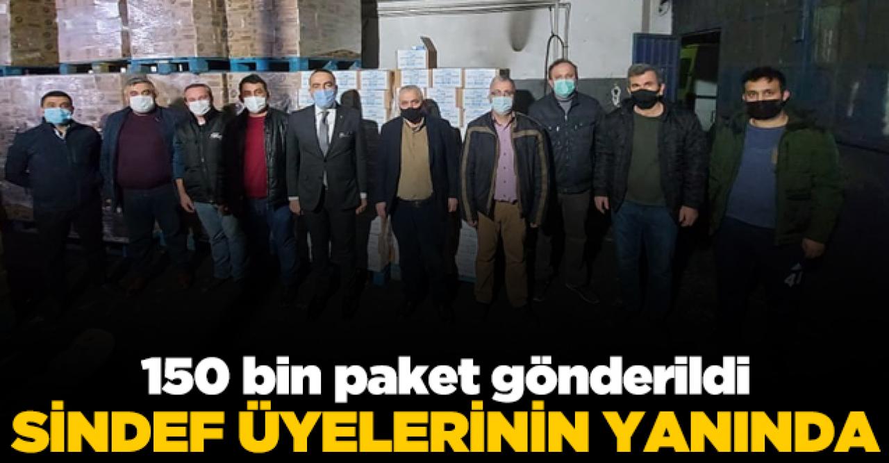 SİNDEF'ten 150 bin paket yardım