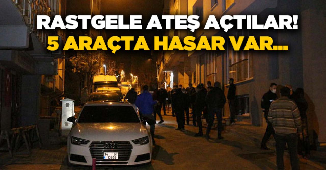 Şişli’de rastgele ateş açan saldırganlar 5 araca hasar verdi