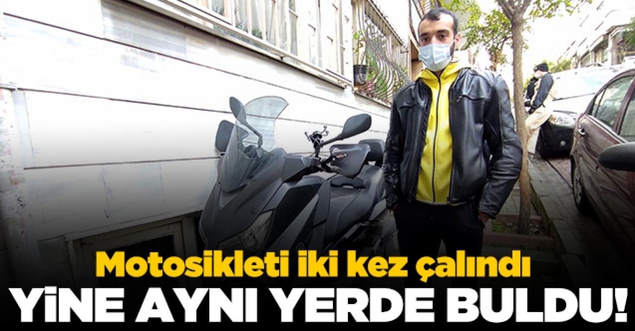 Şişli'de iki defa motosikleti çalındı; yine aynı yerde buldu