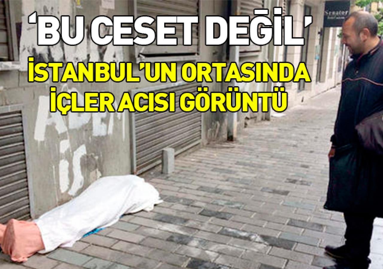 Beyoğlu'nda uyuşturucu kullanan gençlerin içler acısı hali