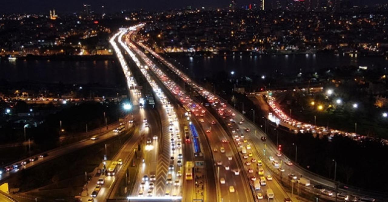 İstanbul'da trafik yoğunluğu