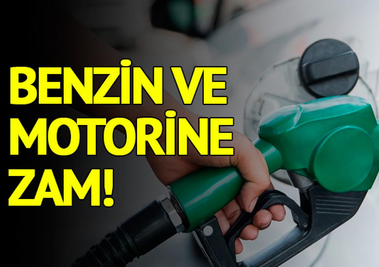 Benzin ve motorine yine zam!