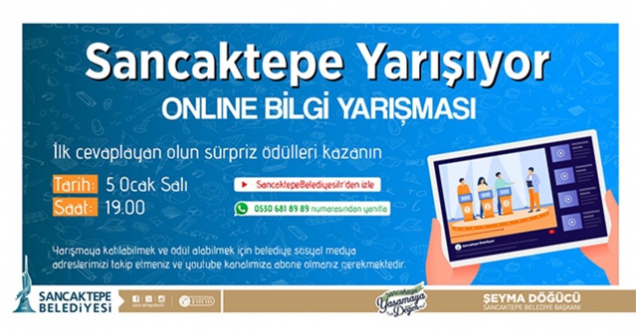 Sancaktepe Belediyesi’nden ödüllü online bilgi yarışması