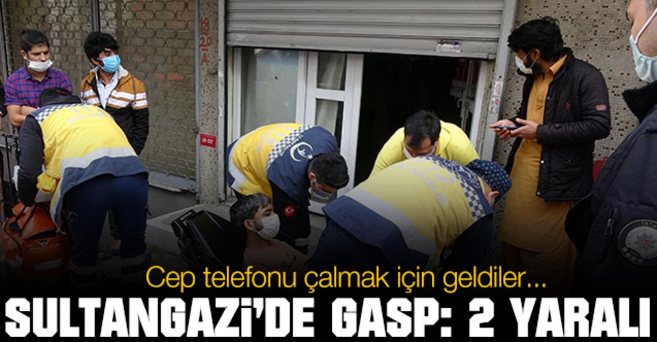 Sultangazi'de gasp dehşeti: 2 yaralı