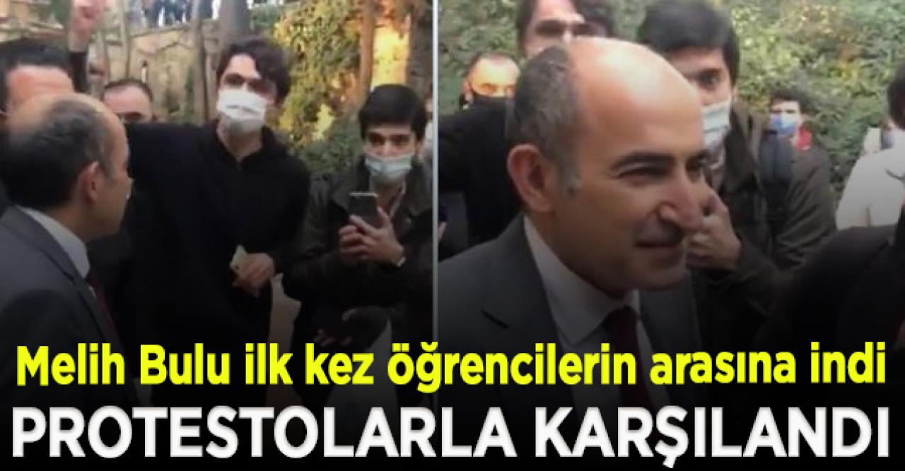 Boğaziçi Üniversitesi Rektörü Melih Bulu, ilk kez öğrencilerin arasına indi