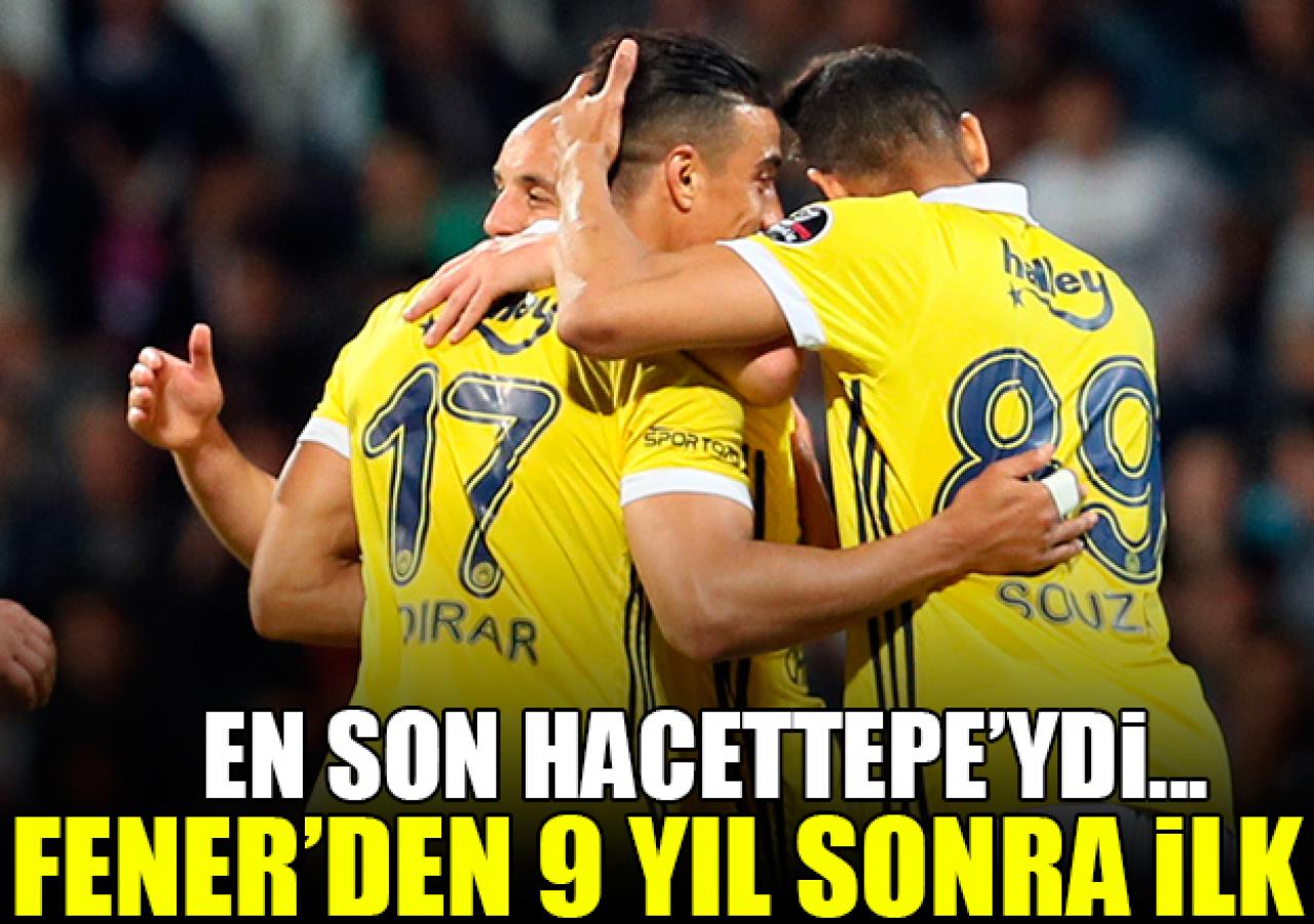 Fenerbahçe'de 9 sene sonra ilk