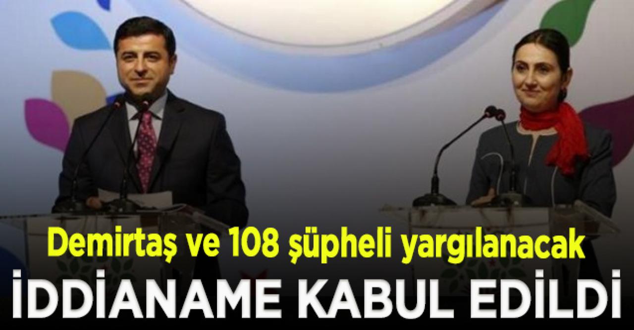 Kobani İddianamesi kabul edildi! Selahattin Demirtaş ve 108 şüpheli yargılanacak