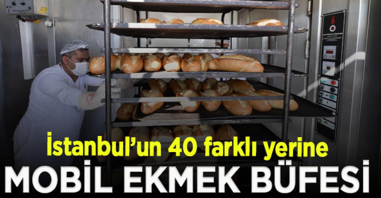 İstanbul'un 40 farklı yerine mobil ekmek büfesi