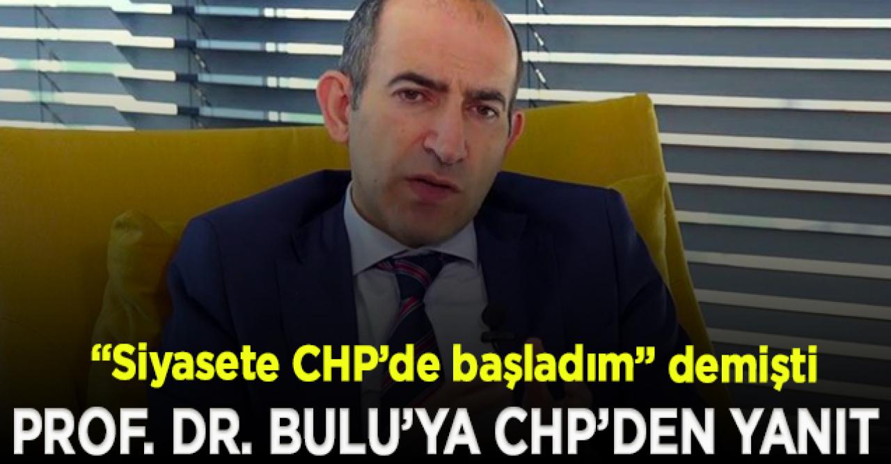 “Siyasete CHP’de başladım” diyen Prof. Dr. Bulu’ya CHP’den yanıt: Ali Dinçer’in belediye başkanlığı döneminde ilkokuldaydı