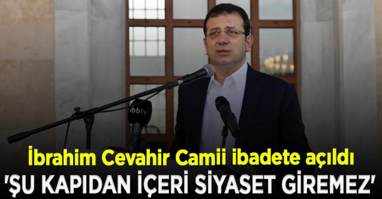 Beylikdüzü’ndeki İbrahim Cevahir Camii, ibadete açıldı