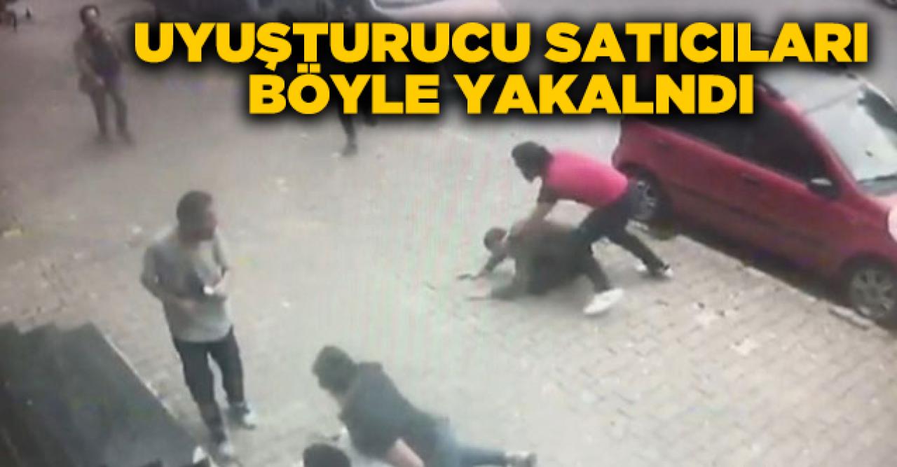 Bağcılar'da polis uyuşturucu satıcıları böyle yakalandı