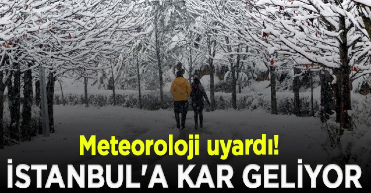 Meteoroloji'den İstanbul'a uyarı; Cuma ve cumartesi günü kar yağışı bekleniyor