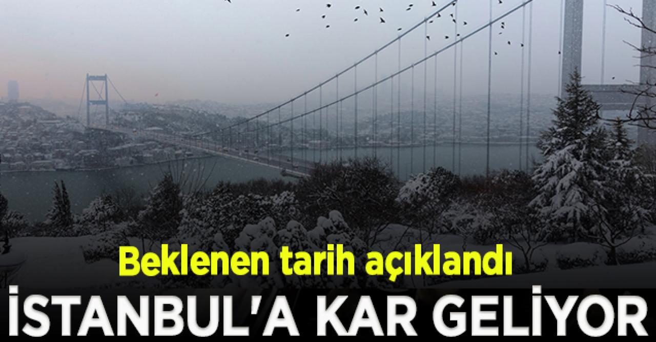 İstanbul'a kar geliyor!