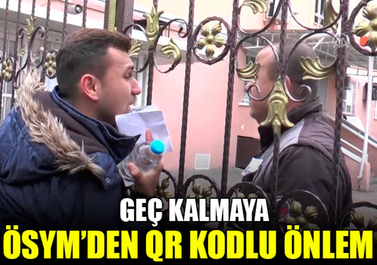 ÖSYM üniversite sınavına QR kodlu önlem