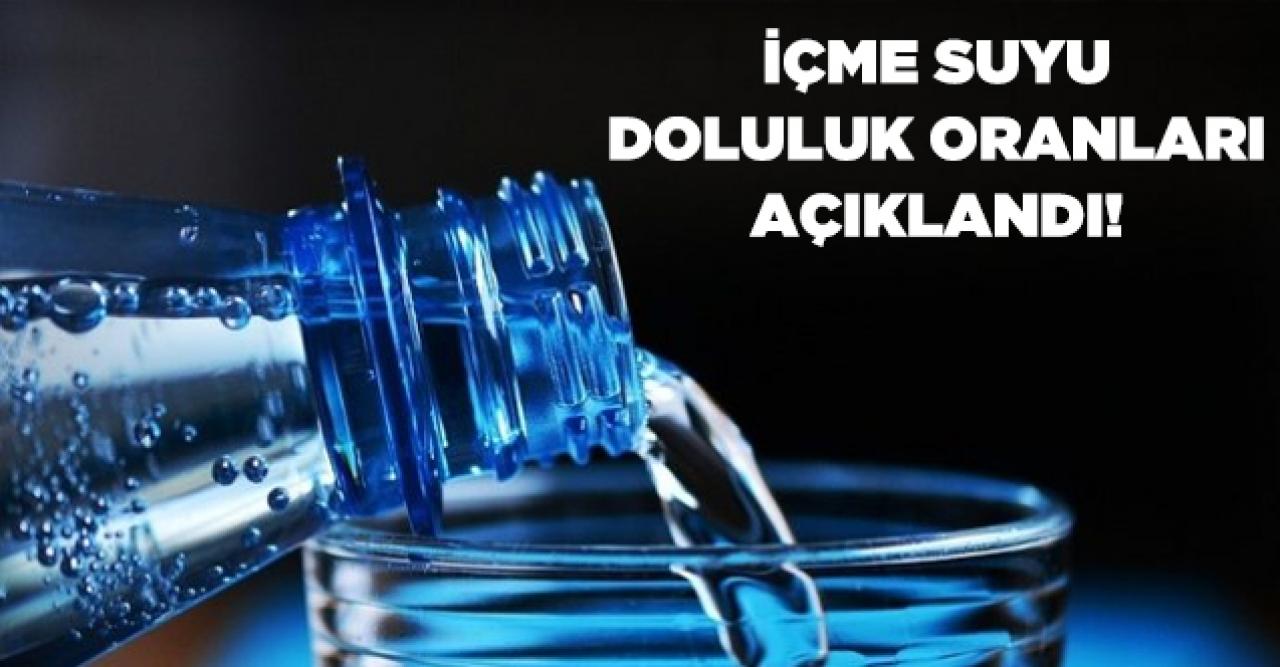 İSKİ İstanbul'un içme suyu doluluk oranını açıkladı